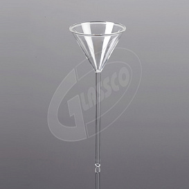 Воронка лабораторная, стекло, d 70 мм, с длинным стеблем, 6 шт./уп.