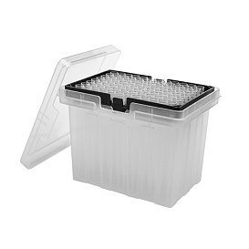 Наконечники прозрачные с фильтром в штативе, Biologix