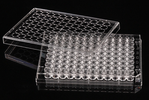 Планшеты культуральные 96-лун., необработанные, V-образное дно, прозрачные, стерильные, Nest, Китай