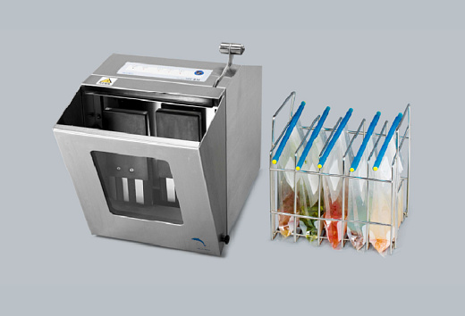 Гомогенизатор лопаточного типа, до 400 мл, 1 скорость, окно, Pro-media SH-II M, iElexBio, Китай