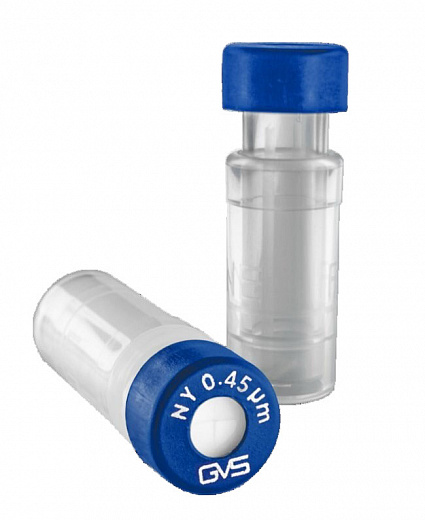 Фильтр-виала 0,45 мкм, прозрачная, 12х32 мм, нейлон, 100 шт/уп, GVS