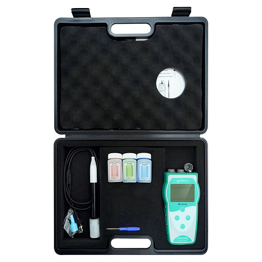 рН-метр, 0-14±0,01, портативный, электрод LabSen 553, PH231SL, серия 230, для почвы, с кейсом, Apera Instruments