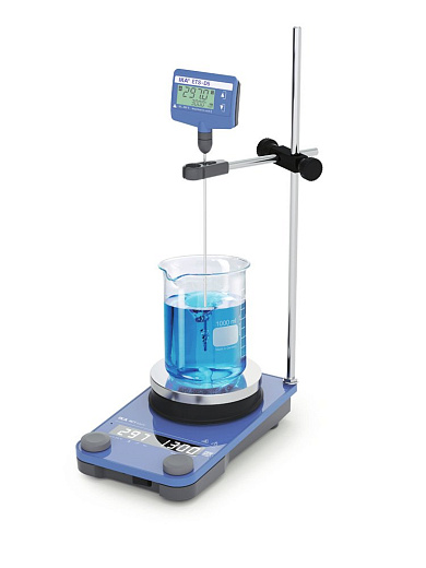 Магнитная мешалка с нагревом, RCT basic, с контроллером температуры