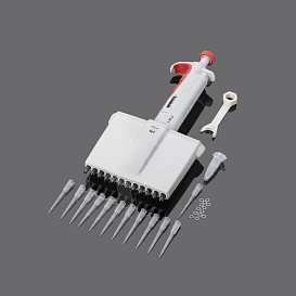 Автоматическая пипетка механическая 30-300 мкл 12-канальная, Glassco