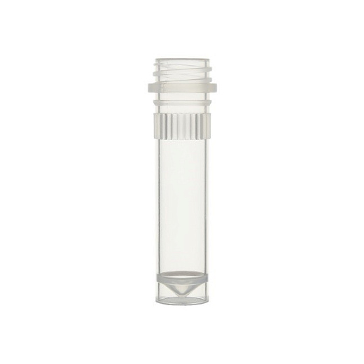 Пробирки 2 мл, резьбовые, свободностоящие, без крышки, нестерильные, 1000 шт./уп.