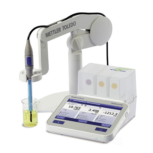 pH-метр/иономер, -2-20±0,002, стационарный, электрод InLab Expert Pro-ISM, ПО, S500-Standard, серия SevenExcellence, в работе, Mettler Toledo