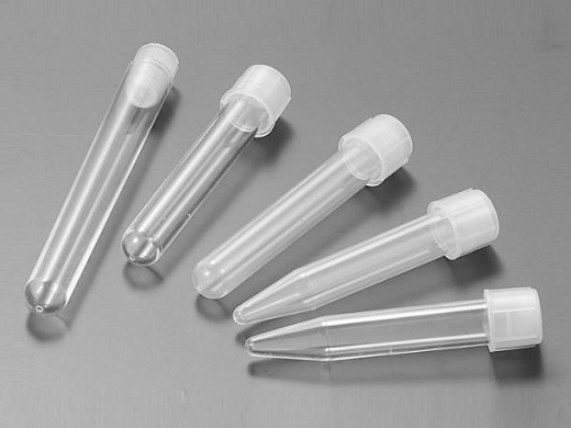 Пробирки культуральные 8 мл, U-образное дно, без крышки, стерильные, 125 шт./уп., 1000 шт./кор., Jet Biofil, Китай