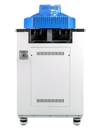 Автоклав вертикальный, 62 л, температура 121-135 °С, автоматический, AD60, SE (вид сзади)