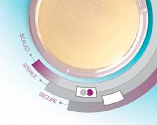 Контактные чашки Петри 55 мм с триптон-соевый агаром (TSA), с индикатором VPH, в тройной упаковке, Oxoid, 10 шт./уп., 10 уп./кор.