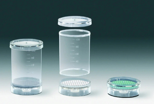 Мониторинговая система Biosart 100 Monitor стерильная, мембрана из нитрата целлюлозы, d 47 мм, размер пор 0,8 мкм, 100 мл, 48 шт./уп., Sartorius