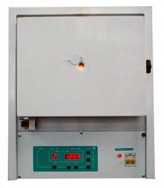 Печь муфельная до 1100 °С, 10 л, керамика с волокном, вытяжка, ЭКПС 10